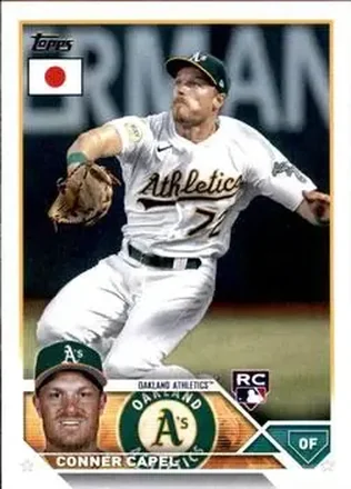 2023 Topps Japan Edition #2 - Conner Capel - Oakland Athletics