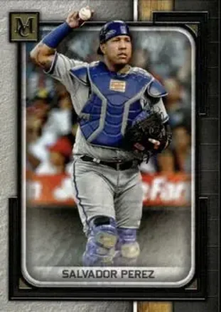 2023 Topps Museum Collection #3 - Salvador Perez - Kansas City Royals