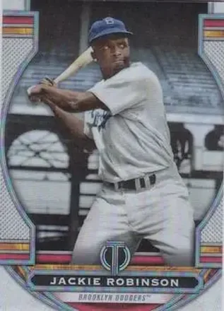 2023 Topps Tribute #8 - Jackie Robinson - Brooklyn Dodgers