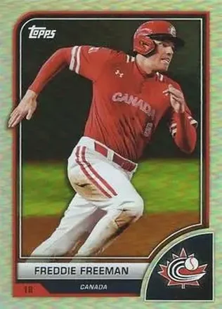 2023 Topps World Baseball Classic #2 - Freddie Freeman - Canada