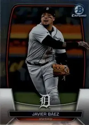 2023 Bowman Chrome #13 - Javier Báez - Detroit Tigers