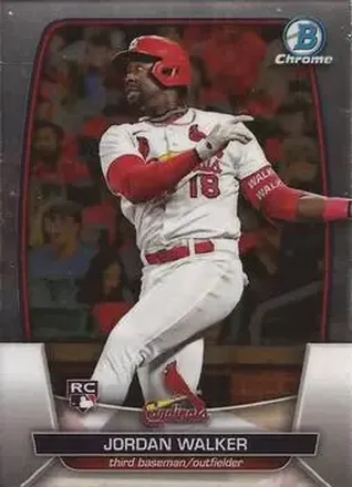 2023 Bowman Chrome #18 - Jordan Walker - St. Louis Cardinals