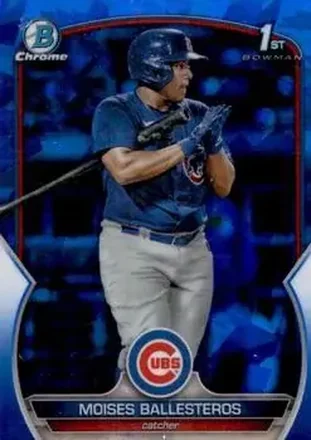 2023 Bowman Sapphire Edition #BCP-11 - Moisés Ballesteros - Chicago Cubs