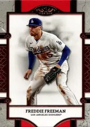 2024 Topps Tier One #44 - Freddie Freeman - Los Angeles Dodgers