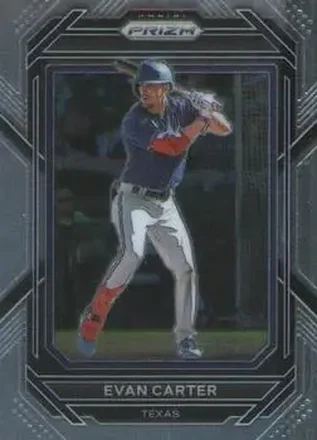 2023 Panini Prizm #11 - Evan Carter - Texas Rangers