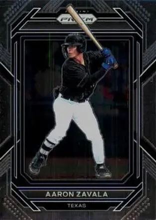 2023 Panini Prizm #14 - Aaron Zavala - Texas Rangers