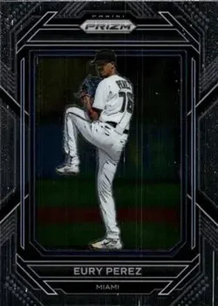 2023 Panini Prizm #17 - Eury Pérez - Miami Marlins