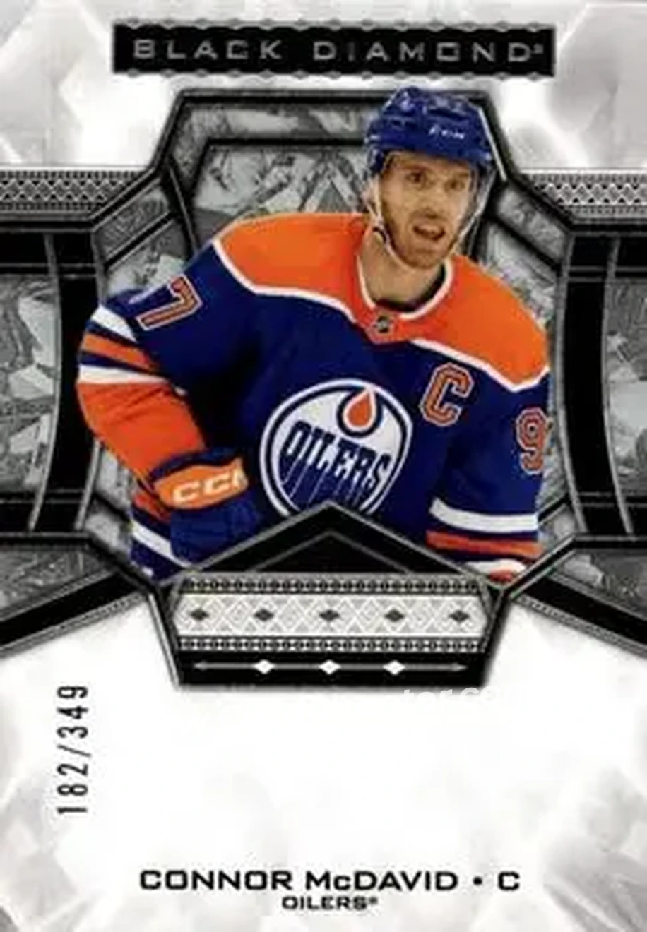 2024-25 Upper Deck Black Diamond #BDB-MD - Connor McDavid - Edmonton Oilers - Front