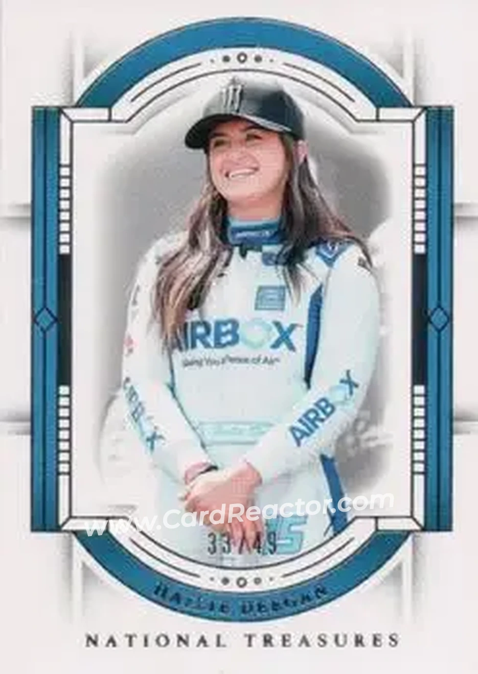 2024 Panini National Treasures #24 - Hailie Deegan - AM Racing - Front