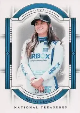 2024 Panini National Treasures #24 - Hailie Deegan - AM Racing