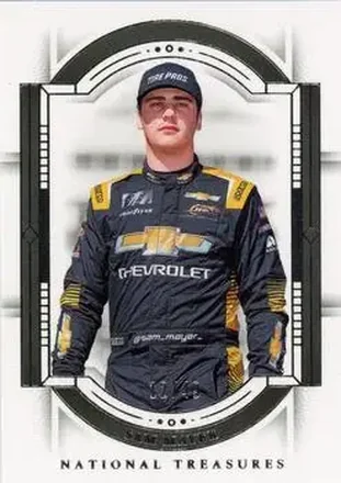 2024 Panini National Treasures #25 - Sam Mayer - JR Motorsports