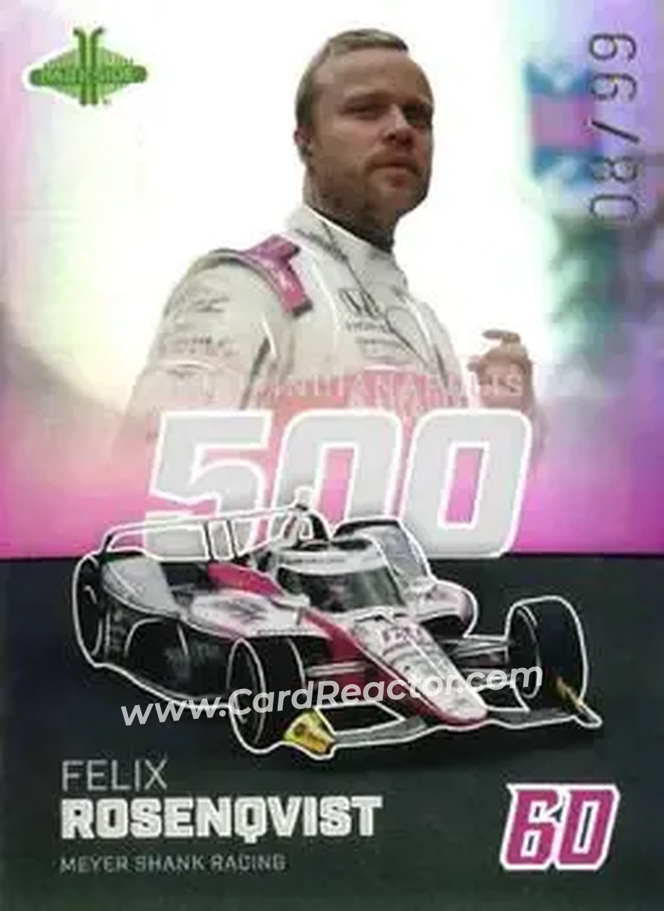 2024 Parkside Indy 500 Pacific #27 - Felix Rosenqvist - Meyer Shank Racing - Front