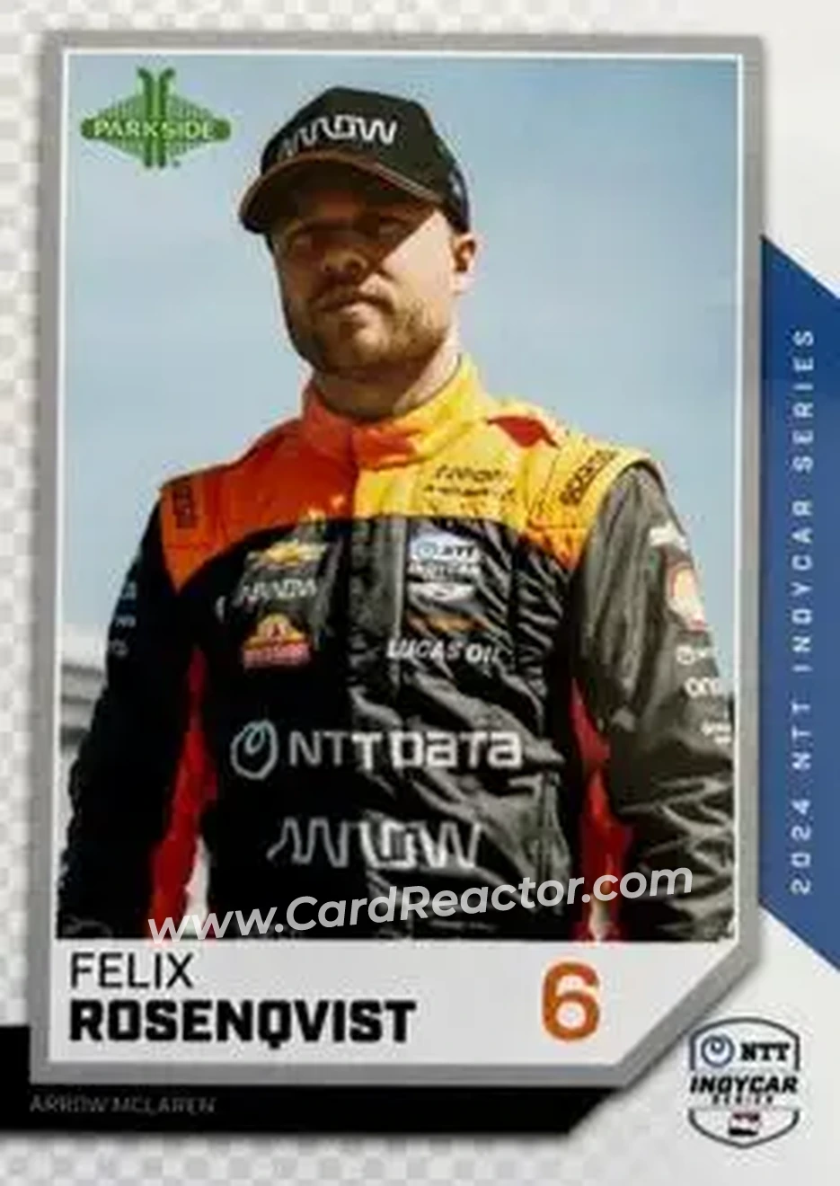 2024 Parkside IndyCar Premier Edition #23 - Felix Rosenqvist - Arrow McLaren - Front