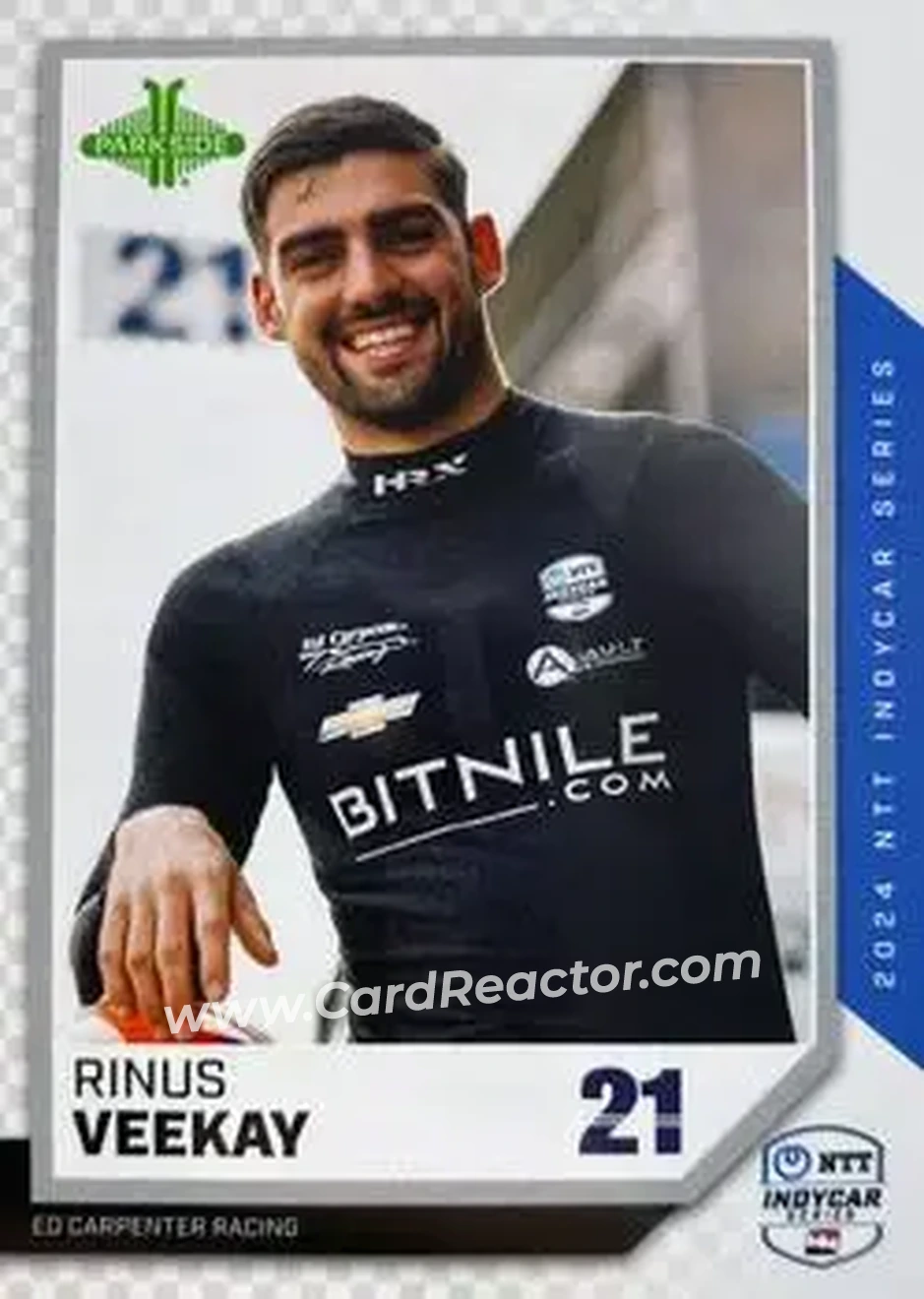 2024 Parkside IndyCar Premier Edition #27 - Rinus Veekay - Ed Carpenter Racing - Front