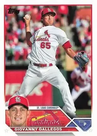 2023 Topps #13 - Giovanny Gallegos - St. Louis Cardinals