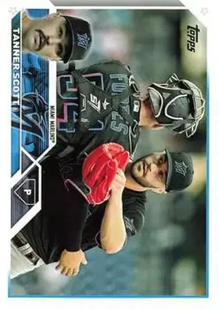 2023 Topps #18 - Tanner Scott - Miami Marlins