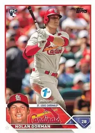 2023 Topps 1st Edition #16 - Nolan Gorman - St. Louis Cardinals