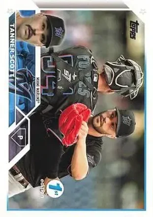 2023 Topps 1st Edition #18 - Tanner Scott - Miami Marlins