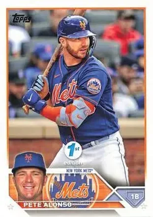 2023 Topps 1st Edition #20 - Pete Alonso - New York Mets