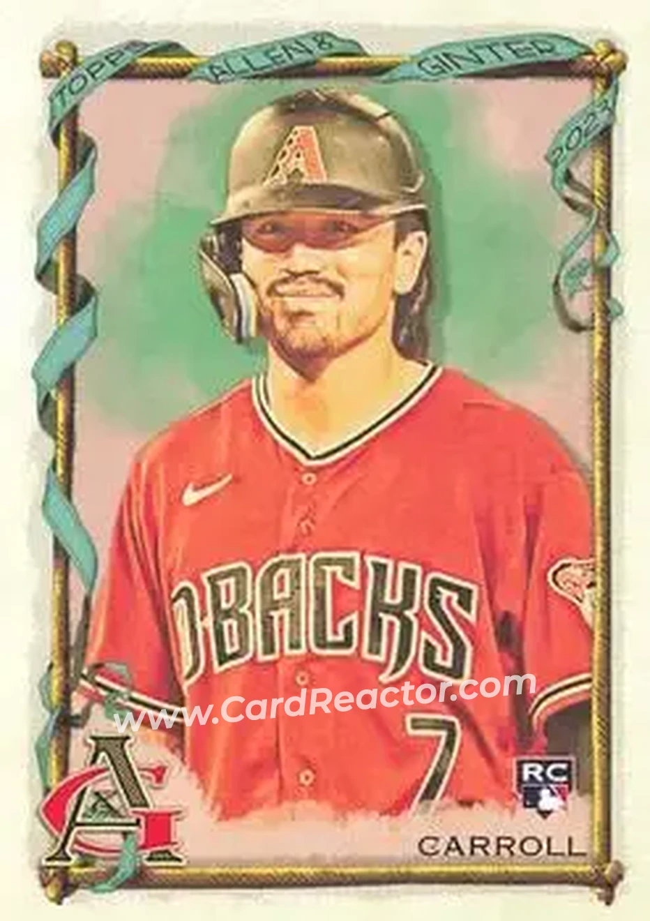 2023 Topps Allen & Ginter #11 - Corbin Carroll - Arizona Diamondbacks - Front 2023 Topps Allen & Ginter #11 - Corbin Carroll - Arizona Diamondbacks - Front
