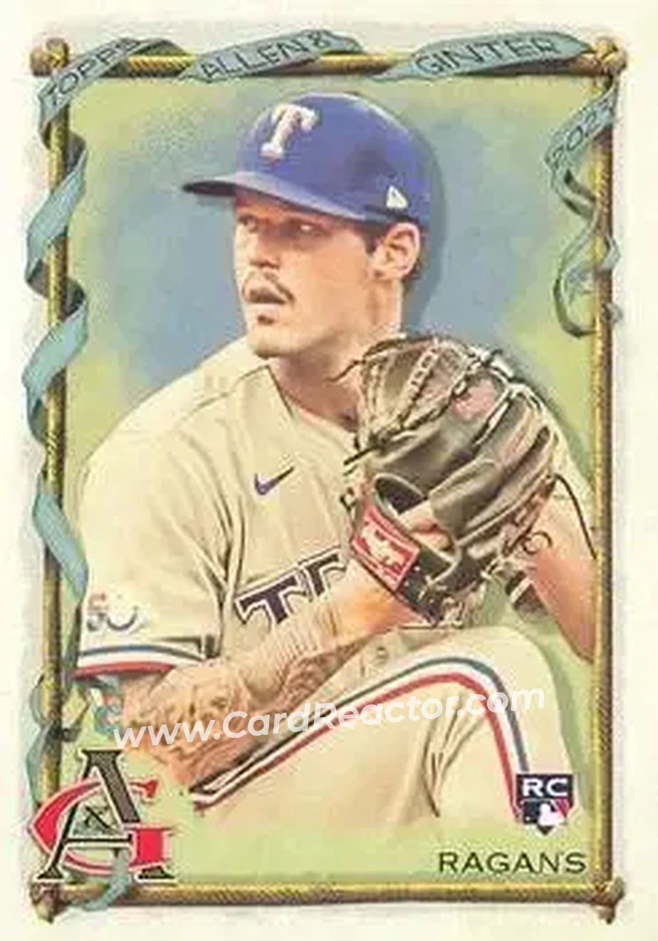 2023 Topps Allen & Ginter #14 - Cole Ragans - Texas Rangers - Front
