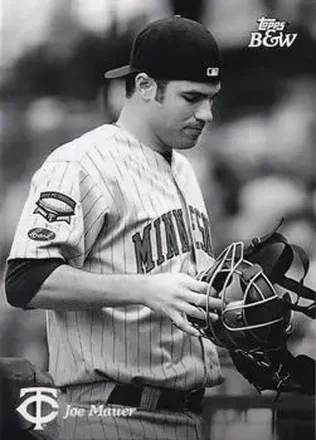 2023 Topps Black & White #13 - Joe Mauer - Minnesota Twins