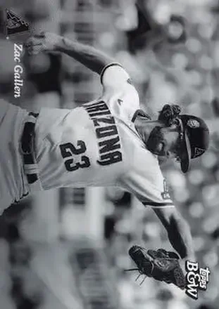 2023 Topps Black & White #14 - Zac Gallen - Arizona Diamondbacks