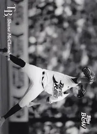 2023 Topps Black & White #18 - Shane McClanahan - Tampa Bay Rays