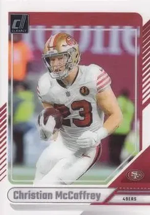 2024 Clearly Donruss #46 - Christian McCaffrey - San Francisco 49ers