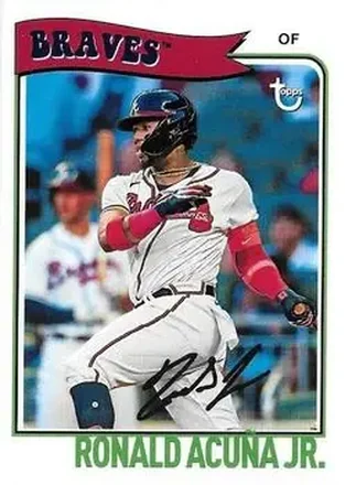 2023 Topps Brooklyn Collection #13 - Ronald Acuña Jr. - Atlanta Braves