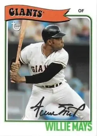 2023 Topps Brooklyn Collection #15 - Willie Mays - San Francisco Giants