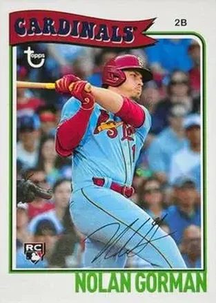 2023 Topps Brooklyn Collection #16 - Nolan Gorman - St. Louis Cardinals