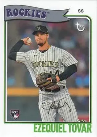 2023 Topps Brooklyn Collection #19 - Ezequiel Tovar - Colorado Rockies