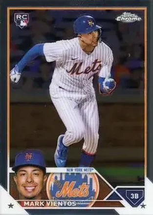 2023 Topps Chrome #8 - Mark Vientos - New York Mets