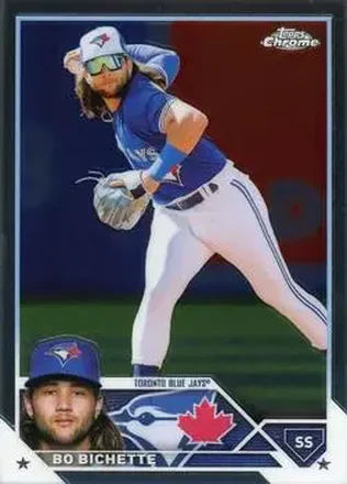 2023 Topps Chrome #11 - Bo Bichette - Toronto Blue Jays