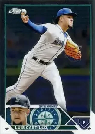 2023 Topps Chrome #13 - Luis Castillo - Seattle Mariners
