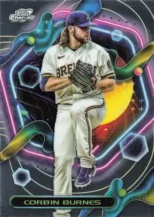 2023 Topps Chrome Cosmic #12 - Corbin Burnes - Milwaukee Brewers