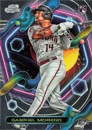 2023 Topps Chrome Cosmic #14 - Gabriel Moreno - Arizona Diamondbacks
