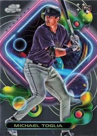 2023 Topps Chrome Cosmic #18 - Michael Toglia - Colorado Rockies