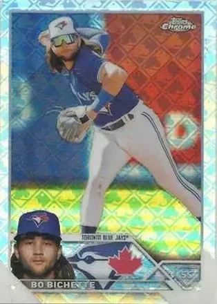 2023 Topps Chrome Logofractor Edition #11 - Bo Bichette - Toronto Blue Jays