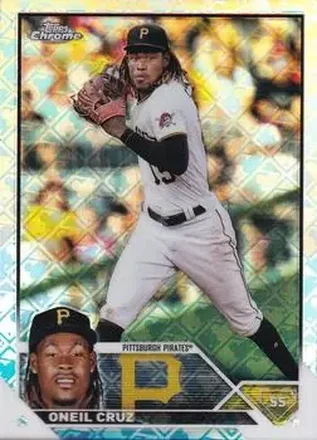 2023 Topps Chrome Logofractor Edition #15 - Oneil Cruz - Pittsburgh Pirates