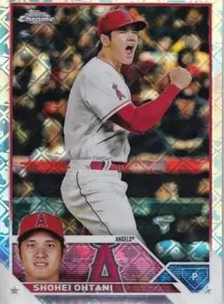 2023 Topps Chrome Logofractor Edition #17 - Shohei Ohtani - Los Angeles Angels