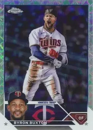 2023 Topps Chrome Logofractor Edition #28 - Byron Buxton - Minnesota Twins