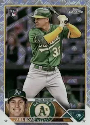2023 Topps Chrome Logofractor Edition #29 - JJ Bleday - Oakland Athletics