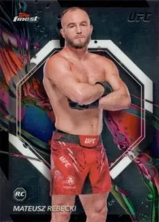 2024 Topps Finest UFC #38 - Mateusz Rębecki