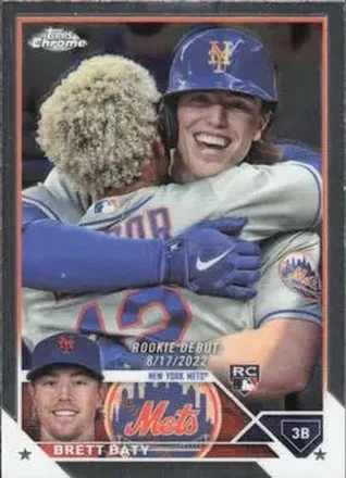 2023 Topps Chrome Update #USC10 - Brett Baty - New York Mets