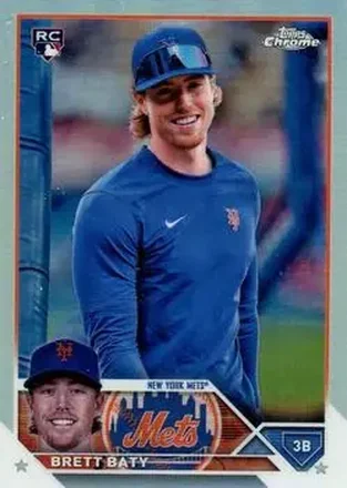 2023 Topps Chrome Update #USC10b - Brett Baty - New York Mets