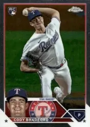 2023 Topps Chrome Update #USC11 - Cody Bradford - Texas Rangers