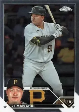 2023 Topps Chrome Update #USC14 - Ji-Man Choi - Pittsburgh Pirates