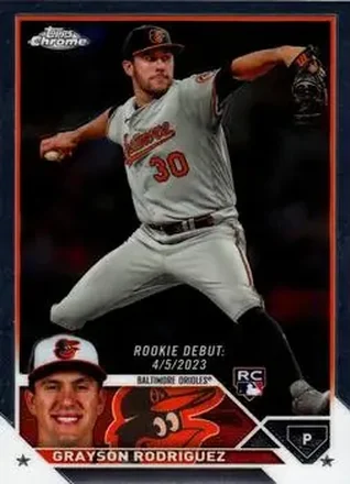 2023 Topps Chrome Update #USC16 - Grayson Rodriguez - Baltimore Orioles